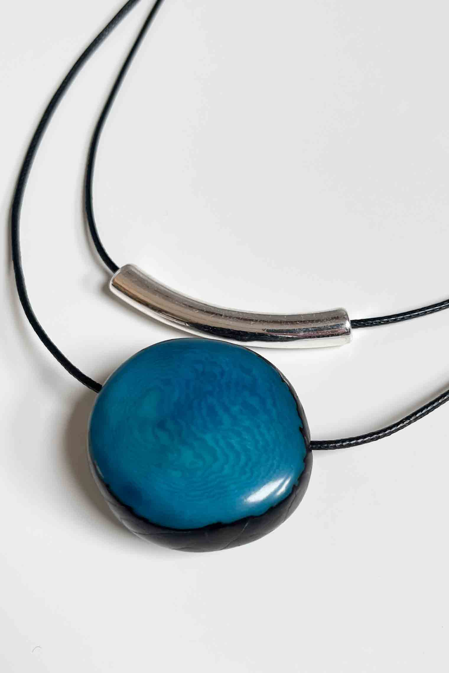 Barra Necklace Blue