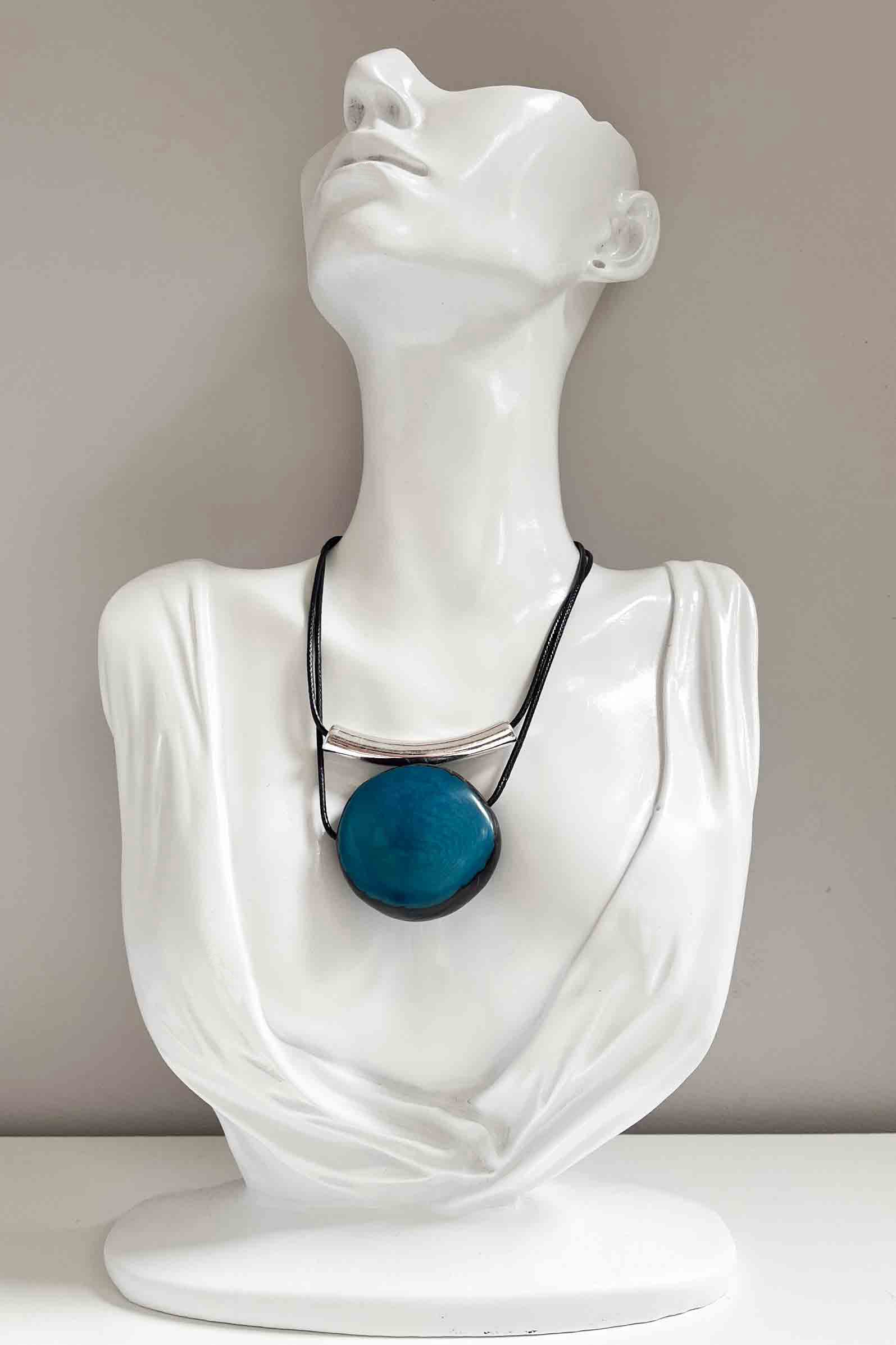 Barra Necklace Blue
