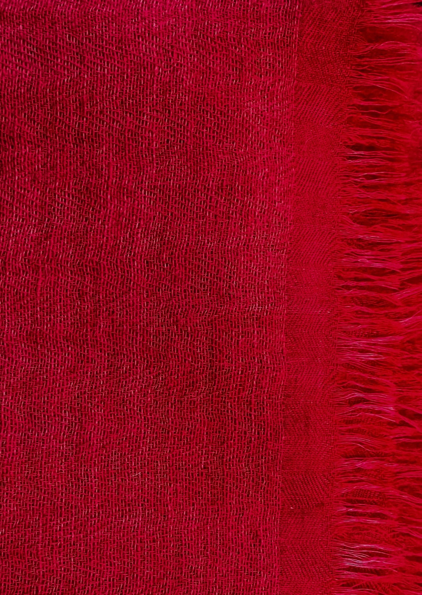 Block Colour Pashmina Tomato