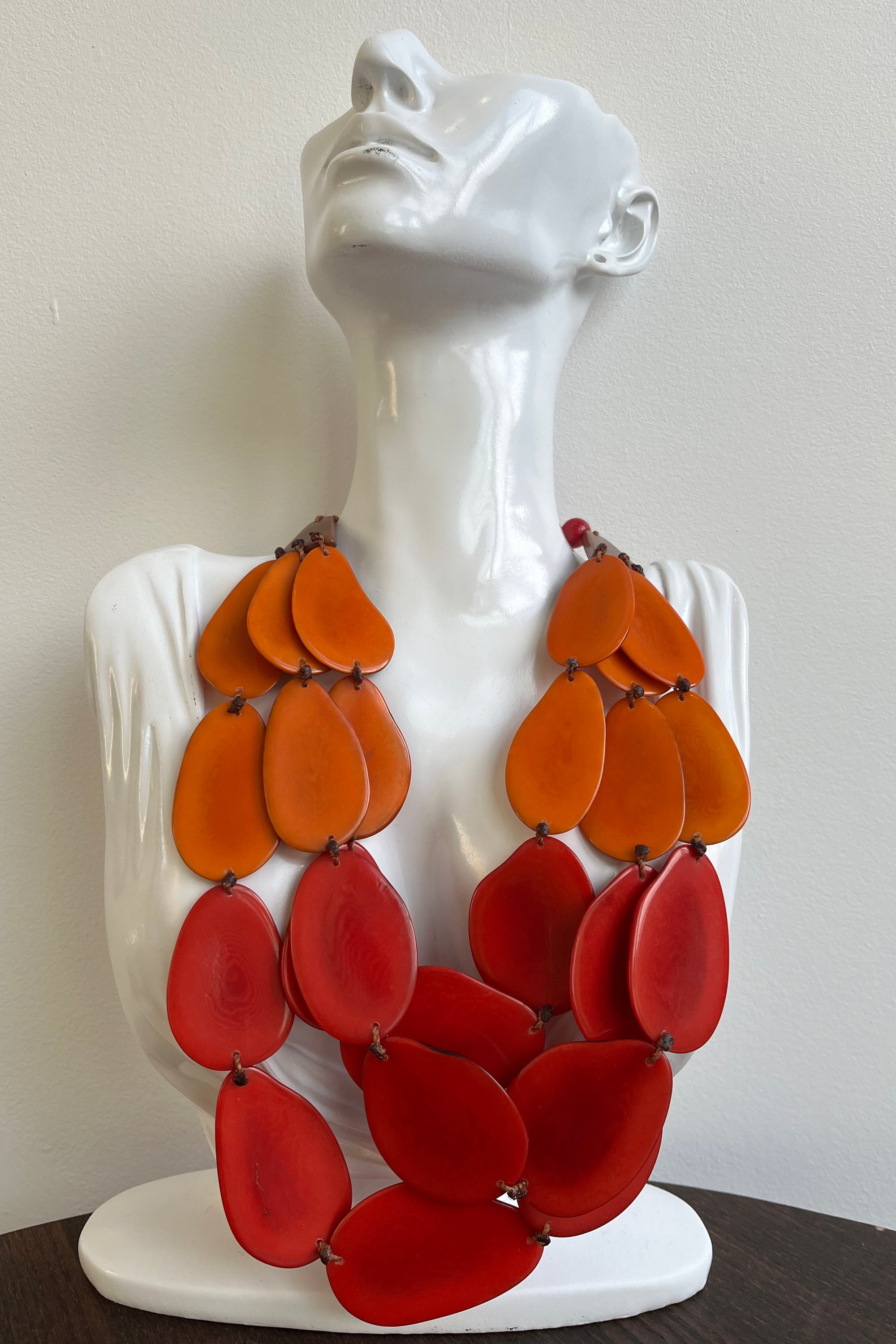 Petala Necklace Red/Orange