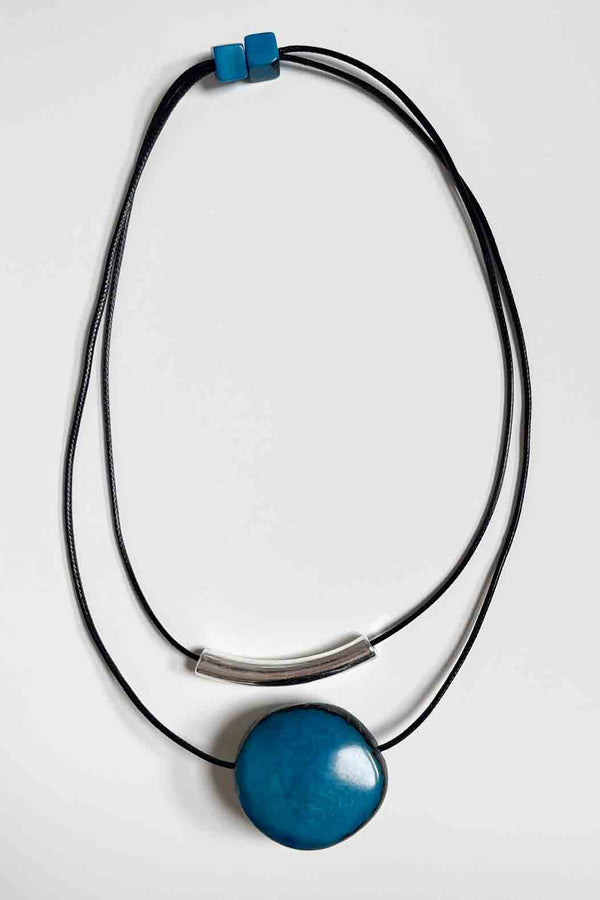 Barra Necklace Blue