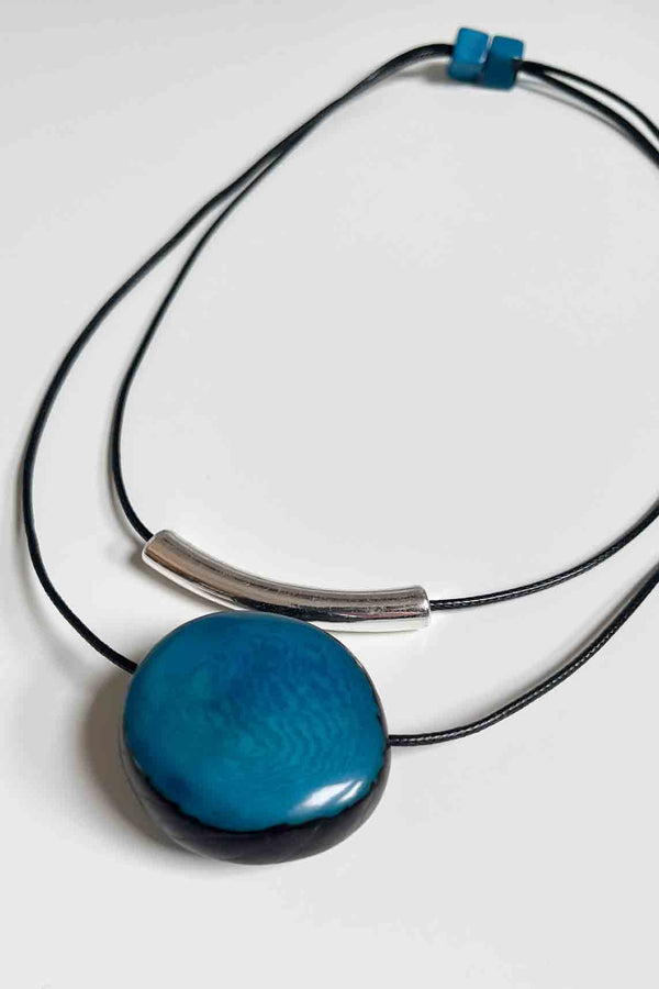 Barra Necklace Blue