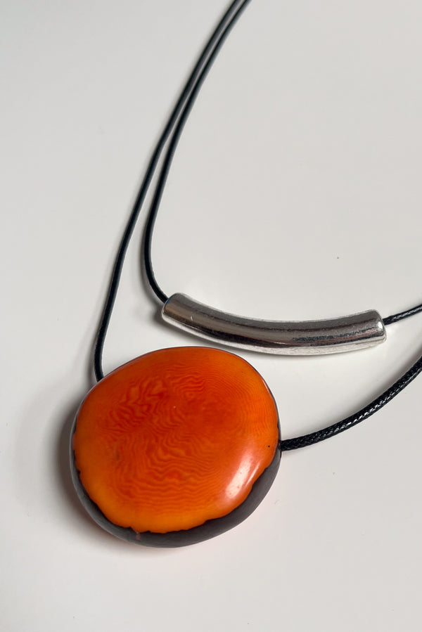 Barra Necklace Orange