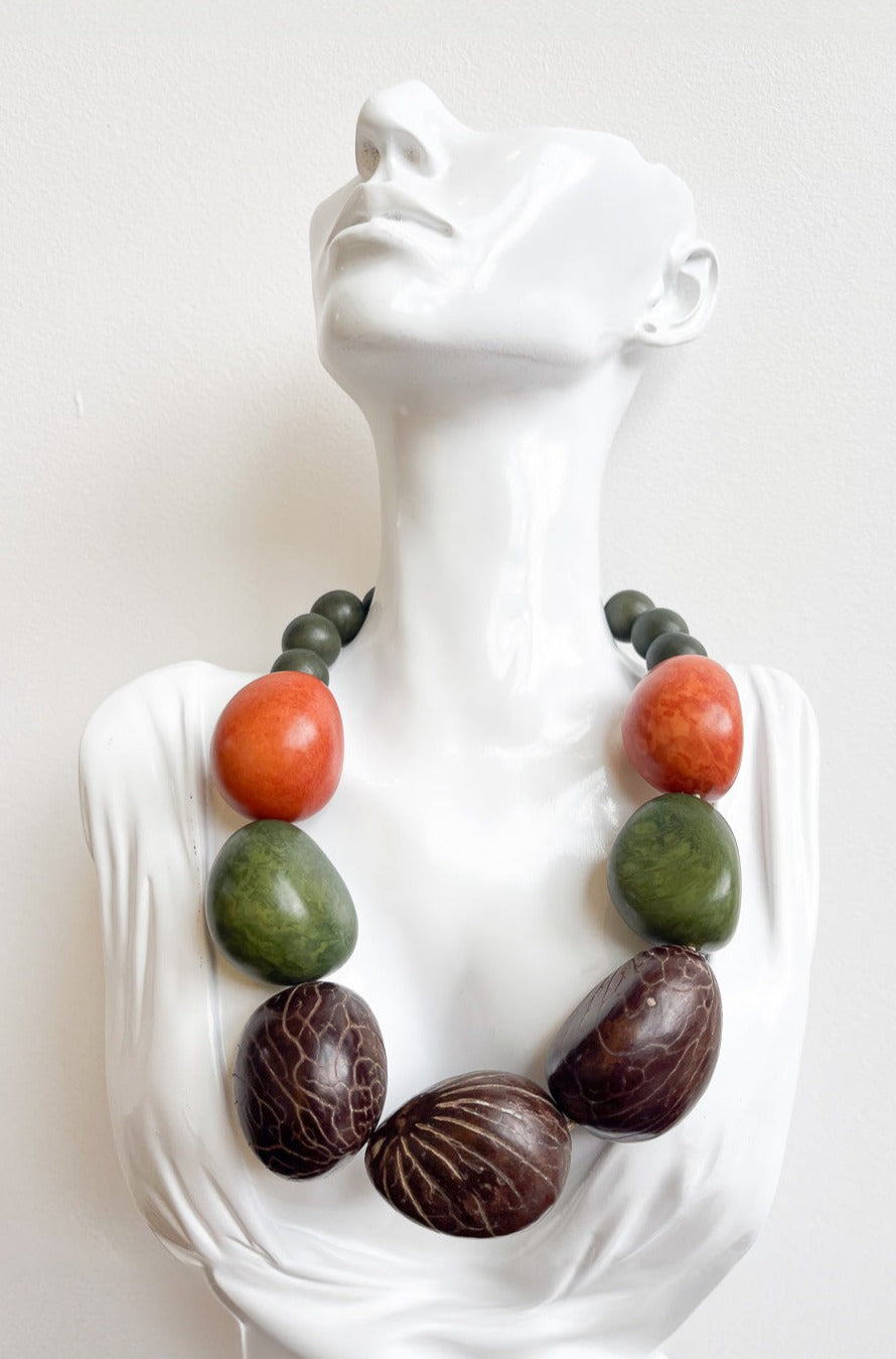 Chunky Belo Necklace Multi-Coloured