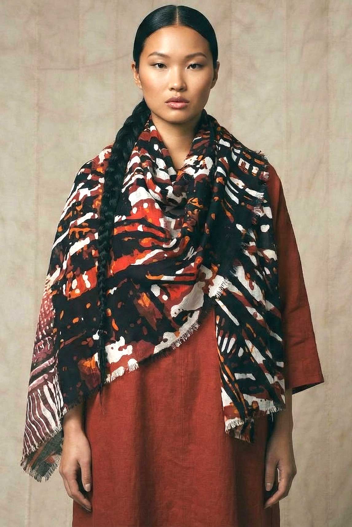 Energy Lava Wide Shawl