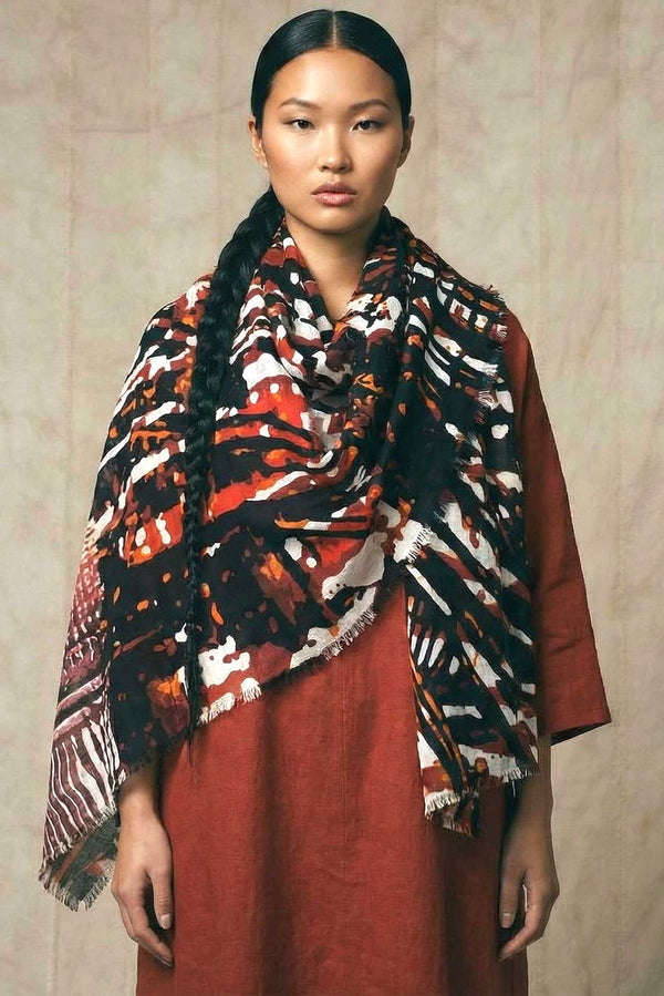 Energy Lava Wide Shawl