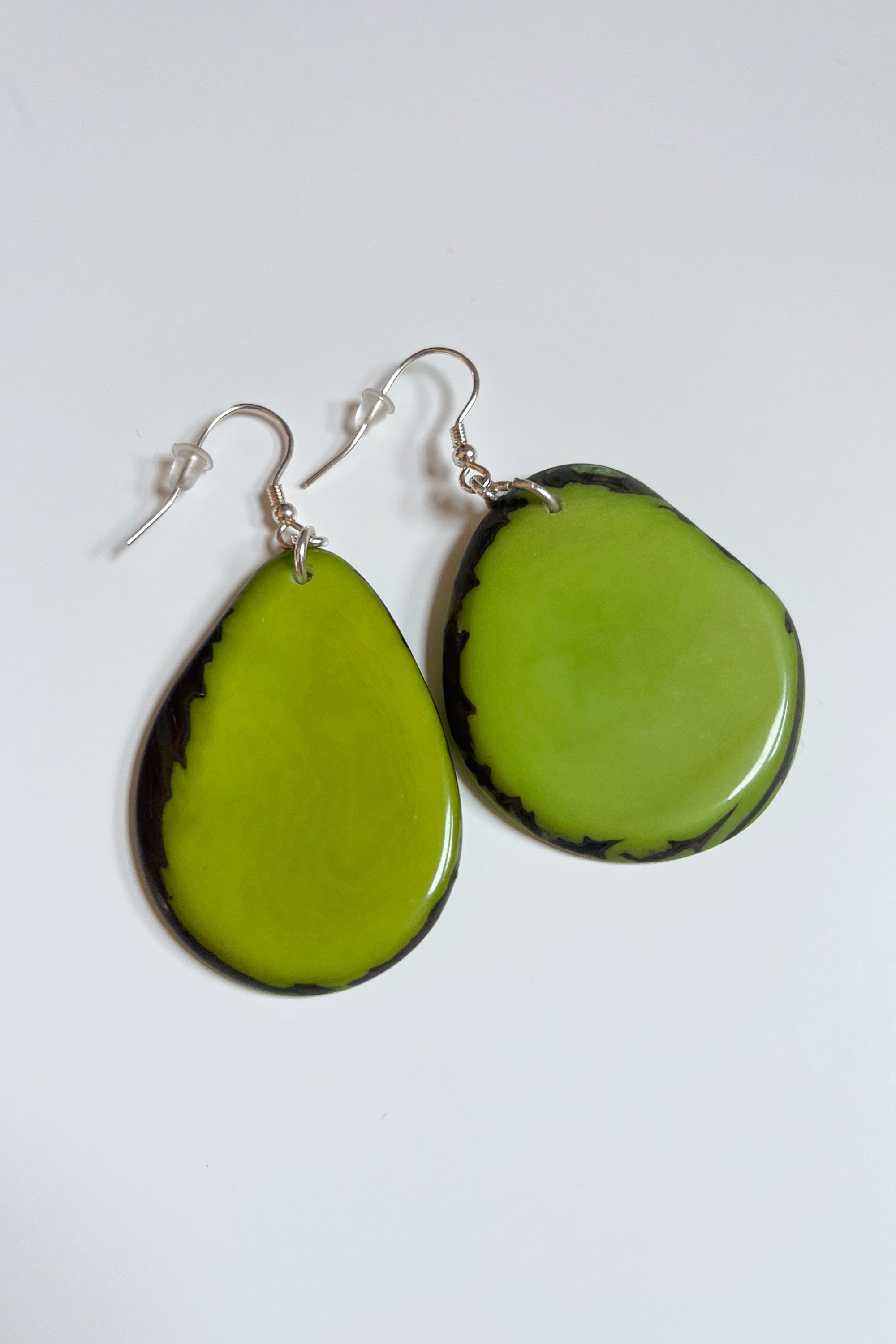 Folha Earrings Green