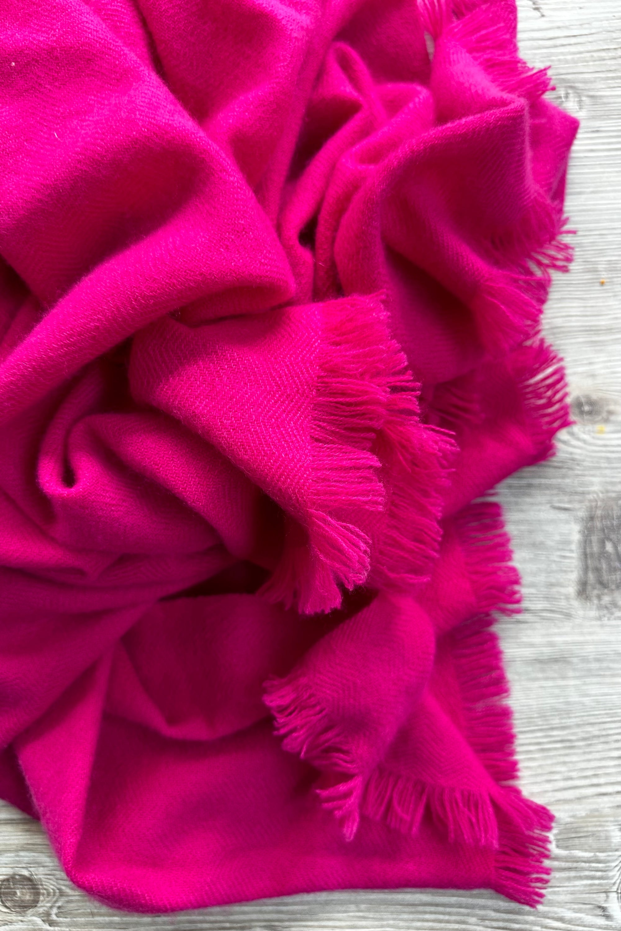 Block Colour Pashmina Fuchsia