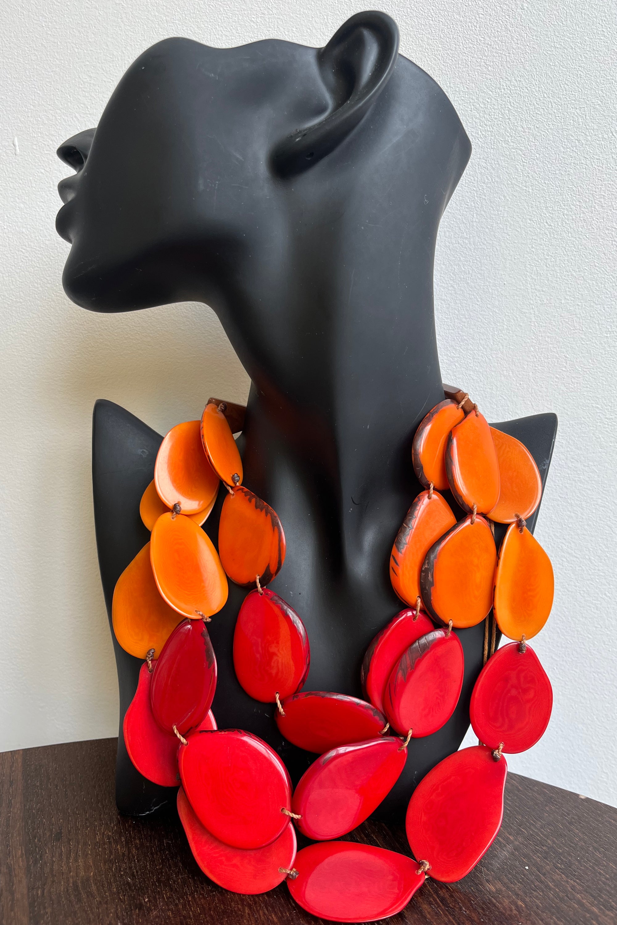 Petala Necklace Red/Orange