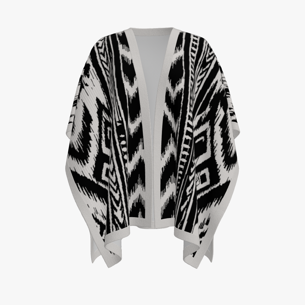 Poncho Cashmere Front 