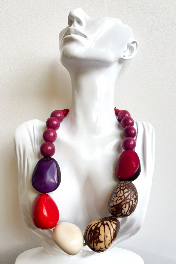 Marina Necklace Fuchsia