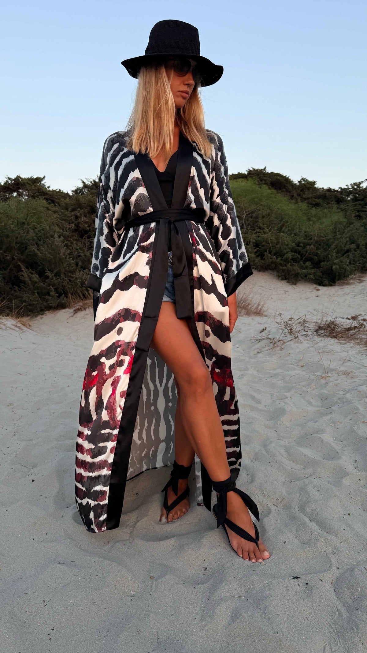 Mariposa Umi Silk Kimono