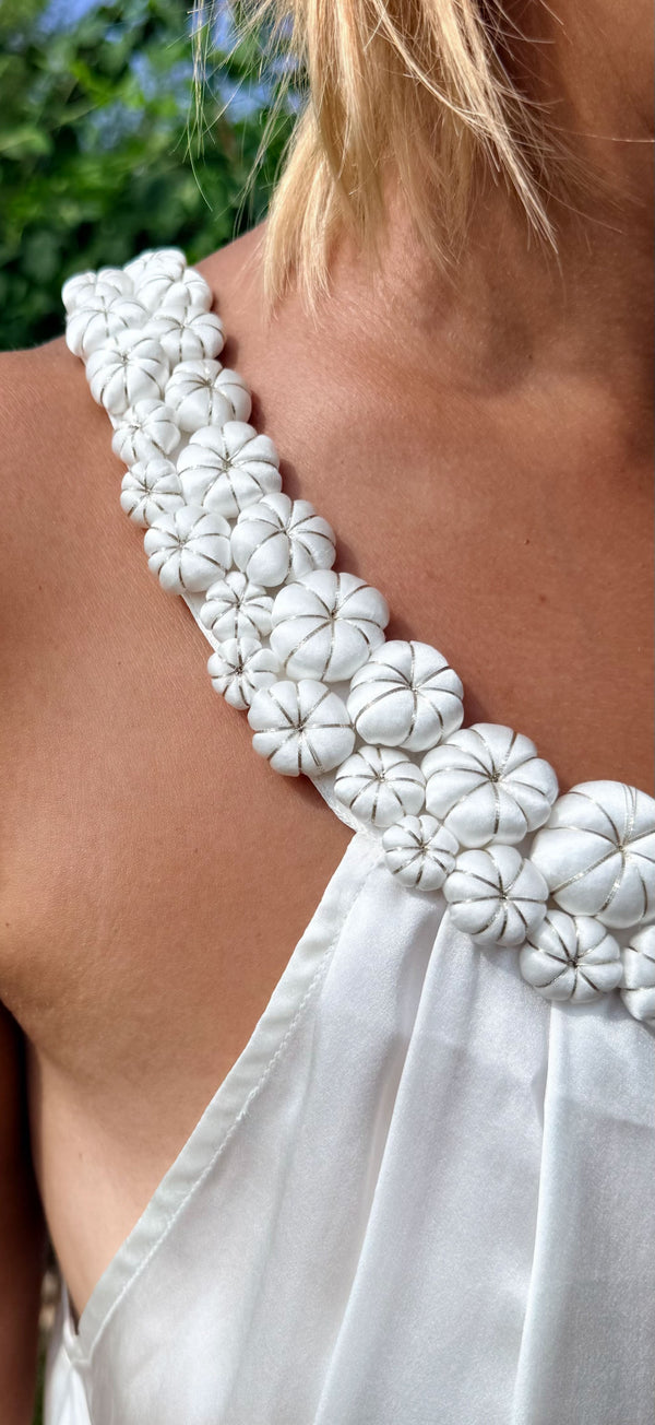 Ivory Maya Silk Top