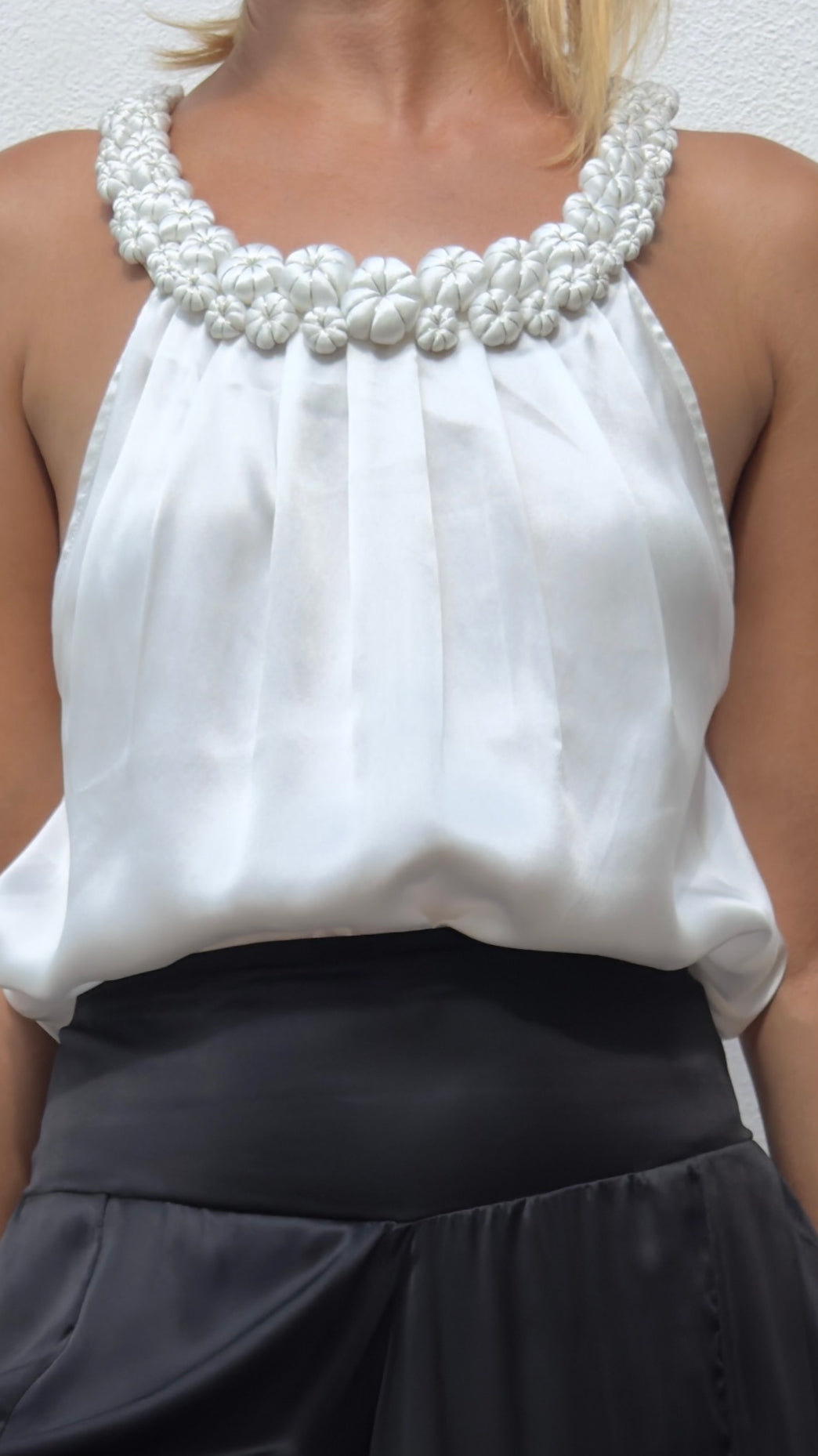 Ivory Maya Silk Top