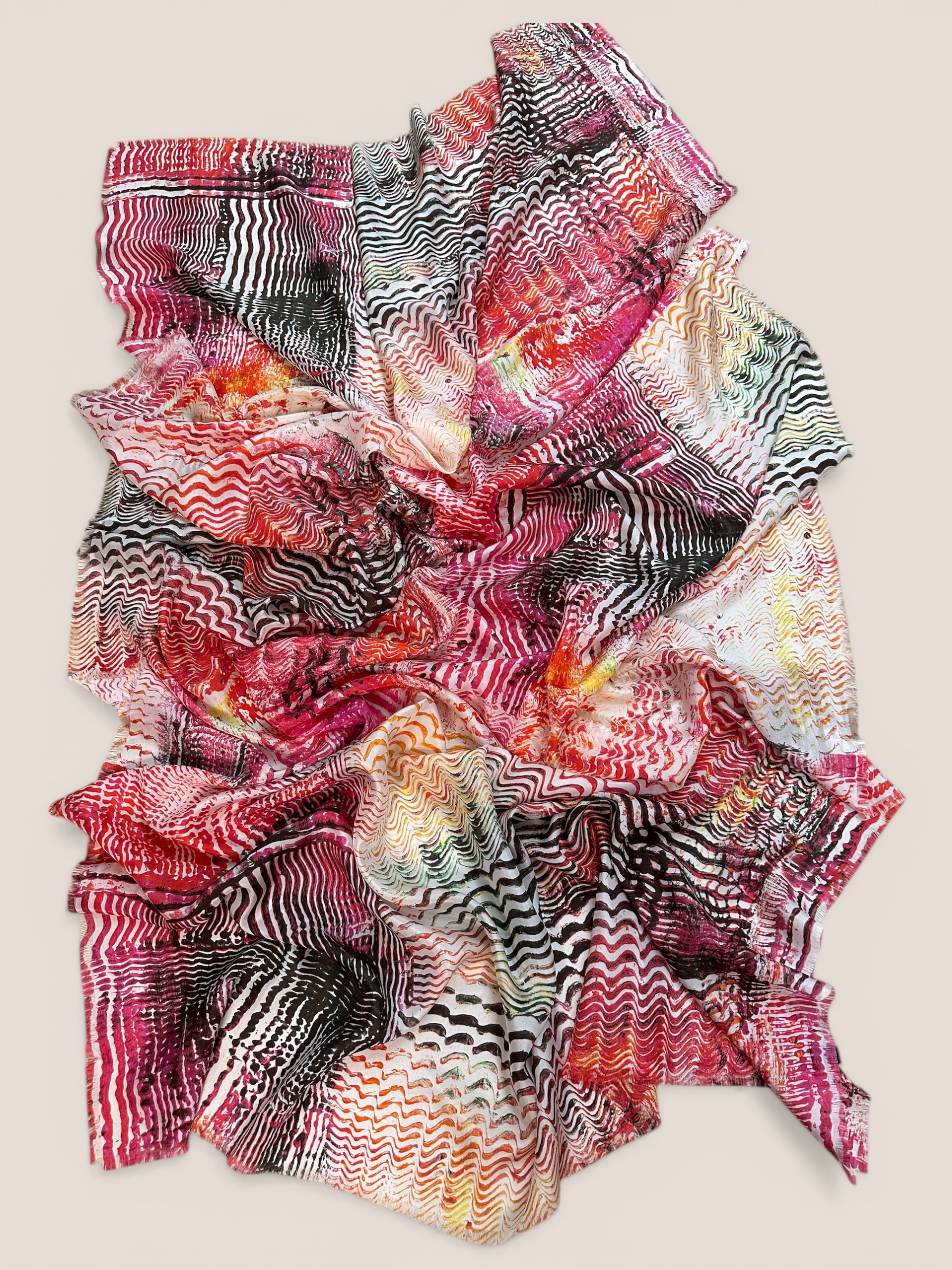 Allegria Silk Fuchsia Shawl