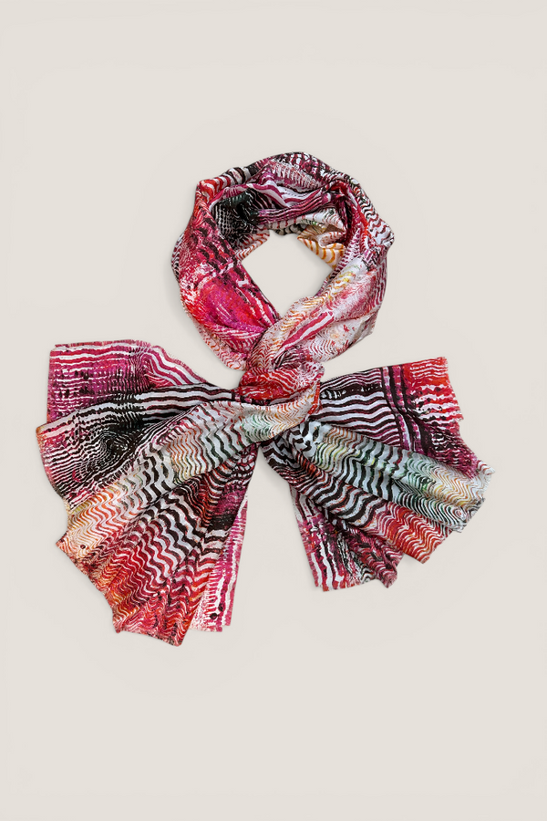 Allegria Silk Fuchsia Shawl