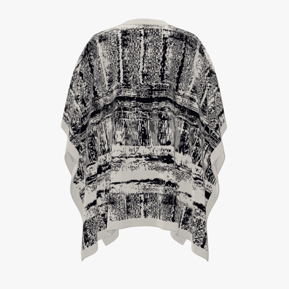 Poncho Cashmere Back 