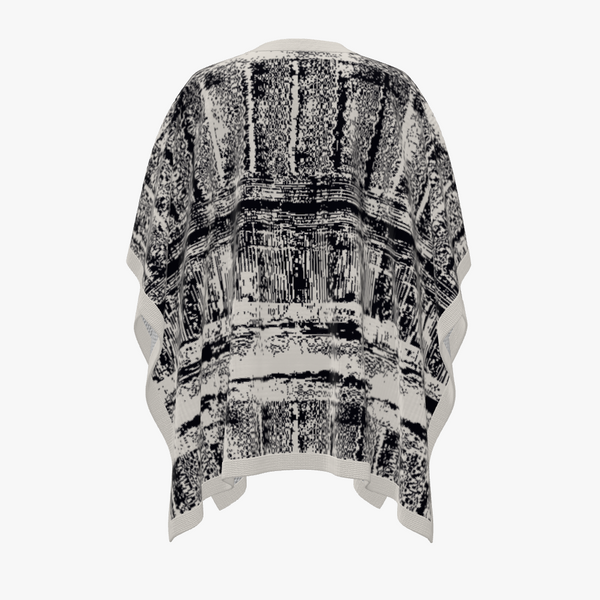 Poncho Cashmere Back 