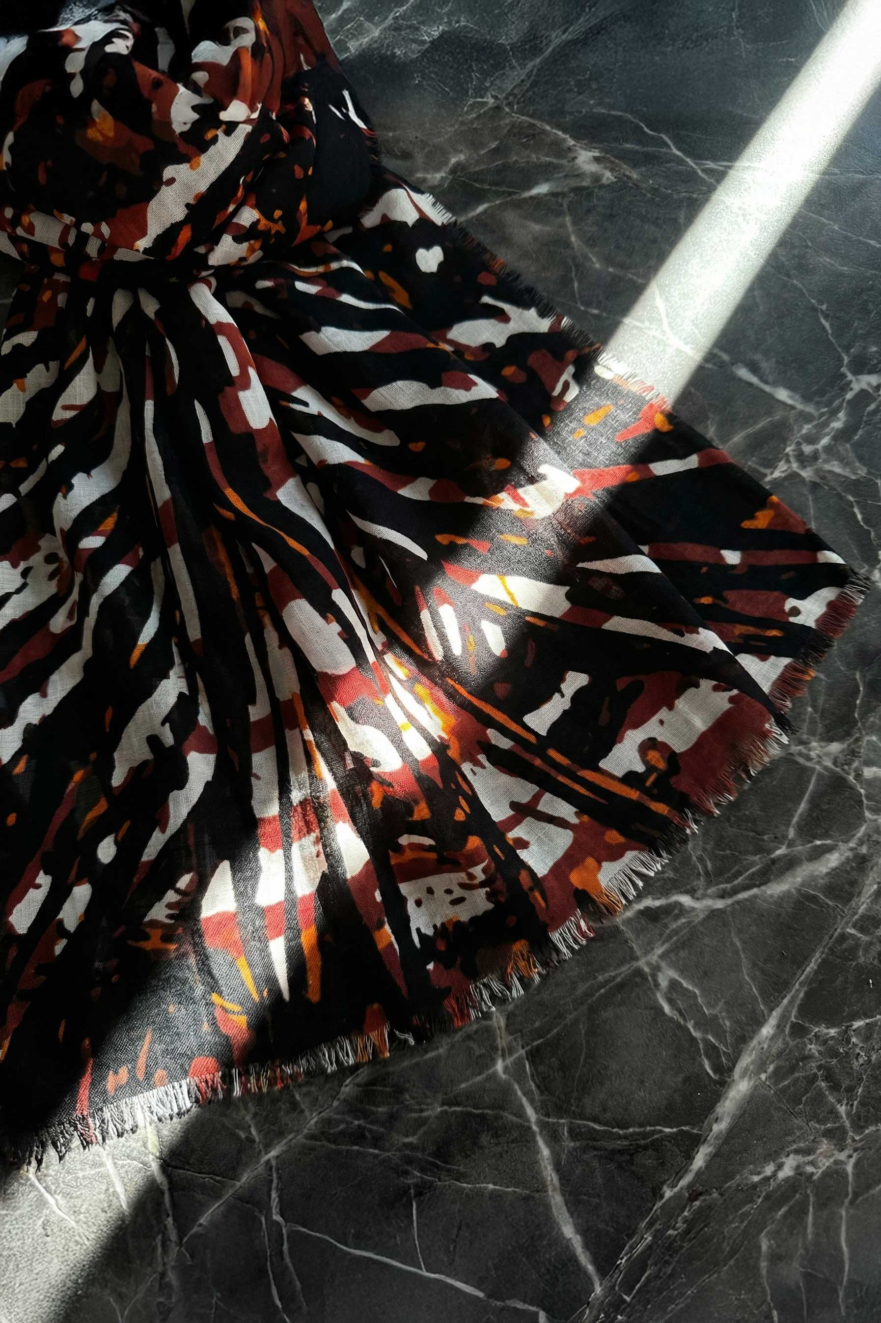 Energy Lava Wide Shawl