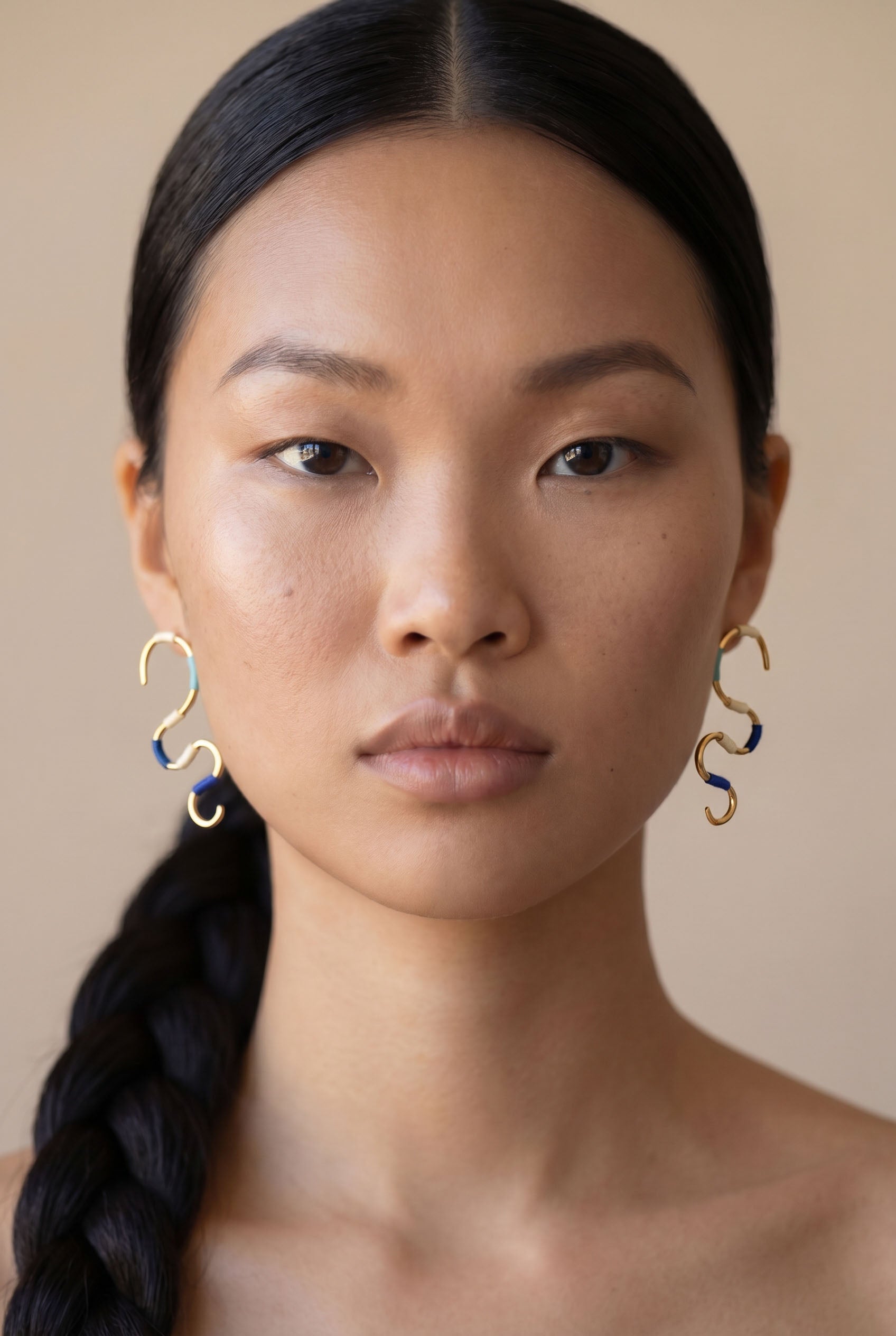 Serpentine Earrings Seabreeze