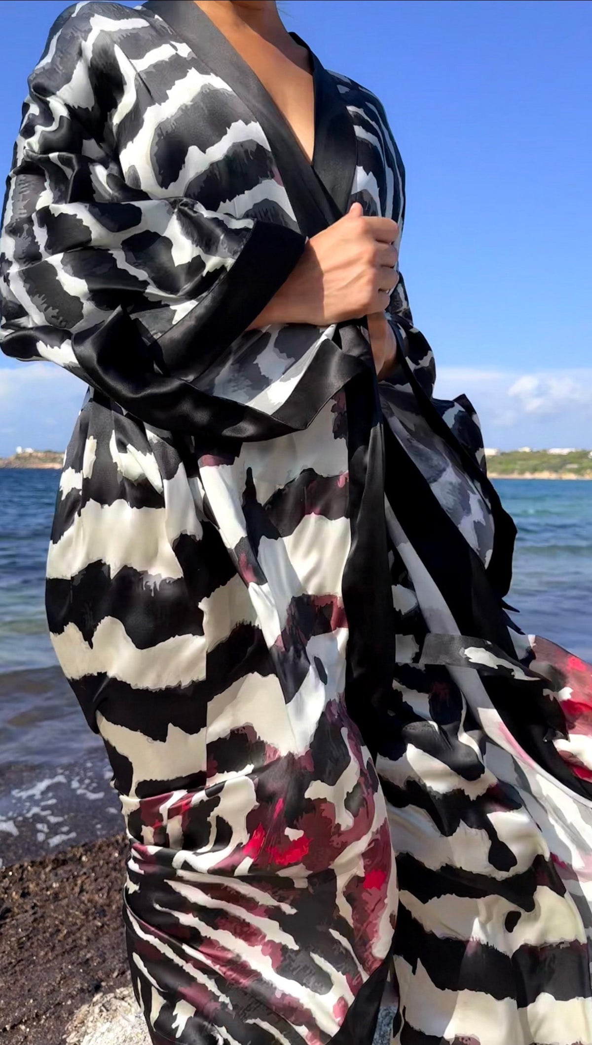 Mariposa Umi Silk Kimono