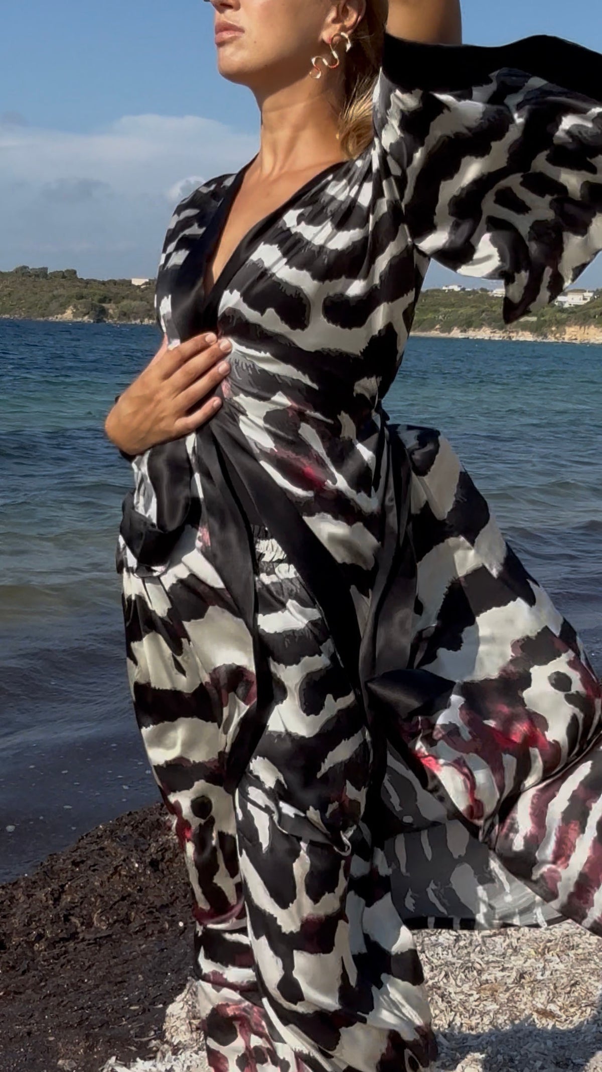 Mariposa Umi Silk Kimono