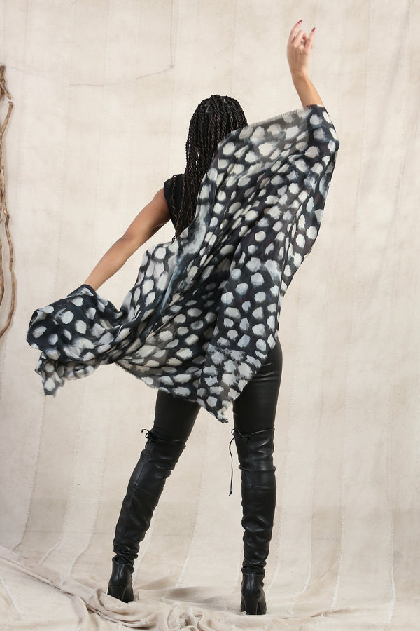 stilelibero-Coral Inverted Shawl-3